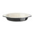 Vogue Black Cast Iron Oval Gratin Dish 650ml