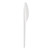 Fiesta Recyclable Plastic Knives White (Pack of 100)