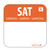 Dissolvable Food Rotation Labels Saturday (Pack of 1000)