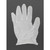 Vogue Powder-Free Vinyl Gloves Clear Large (Pack of 100)