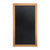 Securit Slim Wall Mounted Blackboard 1000 x 560mm Teak