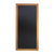 Securit Slim Wall Mounted Blackboard 1200 x 560mm Teak