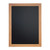 Securit Wall Mounted Blackboard 800x600mm Teak