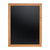 Securit Wall Mounted Blackboard 900x700mm Teak