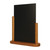 Securit Half Frame Table Top Blackboard 320 x 270mm Teak