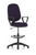 Eclipse Plus I Lever Task Operator Chair Tansy Purple Fully Bespoke Colour With Loop Arms with High Rise Draughtsman Kit