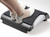 Q-Connect Footrest with Removable Carpet Black/Silver KF20075