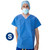 3365 Scrub Tunics With Pockets Blue (Small) (Pack of 100) 3365 Scrub Tunics With Pockets Blue (Small) (Pack of 100)