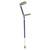 Trulife® Double Adjustable Standard Elbow Crutches Standard Cuff and Comfort Handle Blue Standard Size
