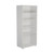 First 4 Shelf Wooden Bookcase 800x450x1800mm White