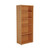 First 4 Shelf Wooden Bookcase 800x450x2000mm Beech