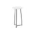 Jemini Trinity High Table 600x600x1110mm White/Black