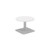 Jemini Origin 600mm Low Table White/Silver Jemini Origin 600mm Low Table White/Silver