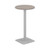 Jemini Origin 600mm High Table Grey Oak/Silver Jemini Origin 600mm High Table Grey Oak/Silver