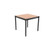 Jemini Titan Multipurpose Classroom Table 600x600x590mm Beech/Black Jemini Titan Multipurpose Classroom Table 600x600x590mm Beech/Black