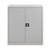 Talos Double Door Stationery Cupboard 920x420x1000mm Grey