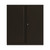 Bisley 2 Door Cupboard Empty 914x470x1000mm Black