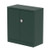 Qube 1000mm 2-Door Stationery Cupboard British Racing Green With Shelf