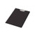 Q-Connect PVC Foldover Clipboard Foolscap Black