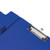 Q-Connect PVC Foldover Clipboard Foolscap Blue