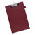 5 Star Office Standard Clipboard with PVC Cover Foolscap Dark  Red