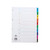 Concord Index 1-10 A4 White with Multi-Colour Tabs 00401/CS4