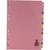 Q-Connect 20-Part Subject Divider Multi-punched A4