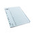 A4 White A-Z Mylar Index Multi-punched Mylar Reinforced Tabs/Holes