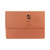 Q-Connect Document Wallet Foolscap Orange (Pack of 50)