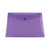 Q-Connect Polypropylene Document Folder A4 Purple (Pack of 12)