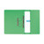 Elba Spring Pocket File Mediumweight Foolscap Green (Pack of 25) 100090147