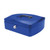 Q-Connect Cash Box 10 Inch Blue