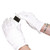 White Large Knitted Cotton Gloves (10 Pack) GI/NCME