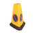Yellow No Waiting Sand-Weighted Warning Cone JAD081-120-254 Yellow No Waiting Sand-Weighted Warning Cone JAD081-120-254