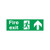 Safety Sign Fire Exit Running Man Arrow Up 150x450mm PVC FX04711R Safety Sign Fire Exit Running Man Arrow Up 150x450mm PVC FX04711R