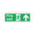 Safety Sign Fire Exit Up 150x450mm Self-Adhesive EB09A/S Safety Sign Fire Exit Up 150x450mm Self-Adhesive EB09A/S