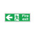 Safety Sign Fire Exit Running Man Arrow Left 150x450mm Self-Adhesive E97A/S Safety Sign Fire Exit Running Man Arrow Left 150x450mm Self-Adhesive E97A/S