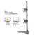 Fellowes Seasa Freestanding Dual Stacking Monitor Arm 8044001