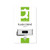 Q-Connect USB 3.0 Slider 32GB Flash Drive Silver/Black KF16370