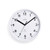 Acctim Nardo Radio Controlled Wall Clock 200mm White 74662 Acctim Nardo Radio Controlled Wall Clock 200mm White 74662