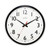 Acctim Commander Wall Clock Black 35cm 22463 Acctim Commander Wall Clock Black 35cm 22463