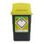 Sharpsafe® Sharps Container Bins Grey With Yellow Lid (3 L)