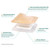Klinion® Kliniderm® Foam Silicone Lite Dressings (10 x 10 cm)  (Pack of 5)