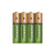 Duracell Stay Charged Rechargeable AAA NiMH 750mAh Batteries (Pack of 4) 81364750