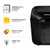 Fellowes Powershred LX25 Cross-Cut P-4 Shredder Black 4171101