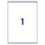 Avery Inkjet Label 199.6x289.1mm 1 Per Sheet Wht (Pack of 100) J8167-100