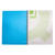 Q-Connect Spiral Bound Polypropylene Notebook 160 Pages A4 Blue (5 Pack)