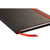 Black n' Red Casebound Hardback Notebook Ruled A5 Black 400033673