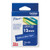 Brother P-Touch TZe Laminated Tape Cassette 12mm x 8mm White on Blue Tape TZE535