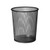 5 Star Office Mesh Waste Bin Lightweight Sturdy Scratch Resistant 20 Litre 305x345mm Black